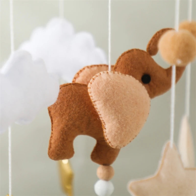 Delightful Crib Companion for Newborns - Charming Elephant