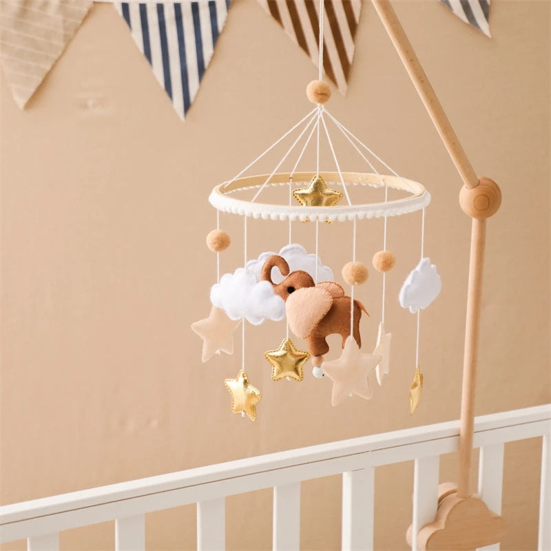 Delightful Crib Companion for Newborns - Charming Elephant